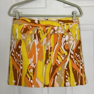 Vintage J Crew mini skirt cotton size 2